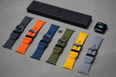 Silicone AeroFlex Sports Band with Buckle for Apple Watch 44MM 45MM 46MM Series 4 5 6 7 8 9 10 11 (SE 2 3 Gen)