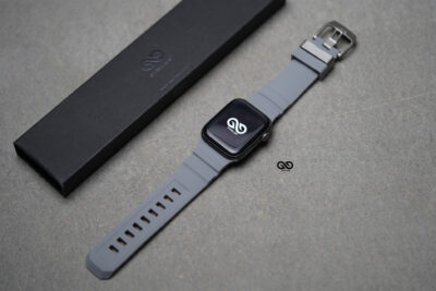 Silicone AeroFlex Sports Band with Buckle for Apple Watch 44MM 45MM 46MM Series 4 5 6 7 8 9 10 11 (SE 2 3 Gen)