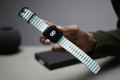 Silicone Ocean Band With Black Buckle For Apple Watch 44MM 45MM 46MM Series 4 5 6 7 8 9 10 11 (SE 2 3 Gen)