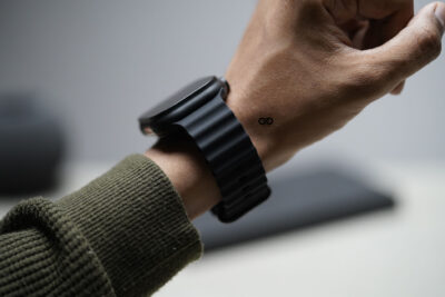 Silicone Ocean Band With Black Buckle For Apple Watch 49 (Series Ultra/Ultra 2/Ultra 3)