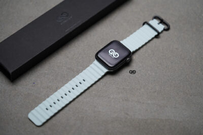 Silicone Ocean Band With Black Buckle For Apple Watch 44MM 45MM 46MM Series 4 5 6 7 8 9 10 11 (SE 2 3 Gen)