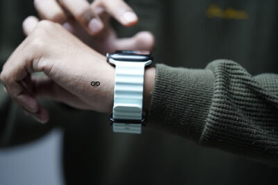 Silicone Ocean Band With Black Buckle For Apple Watch 44MM 45MM 46MM Series 4 5 6 7 8 9 10 11 (SE 2 3 Gen)