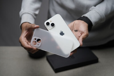Frosted White Ultra Thin Case for iPhone 14