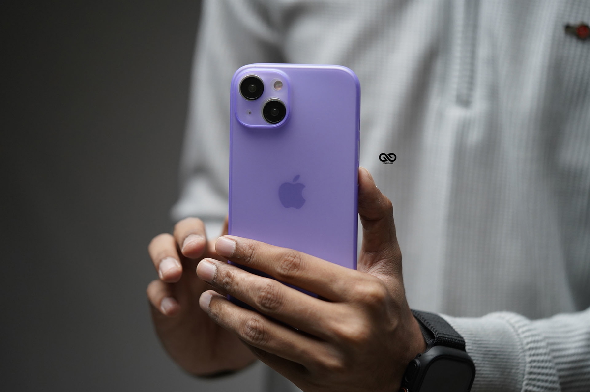 Purple Ultra Thin Slim Case for iPhone 14 7 Purple Ultra Thin Slim Case for iPhone 14 - Image 7