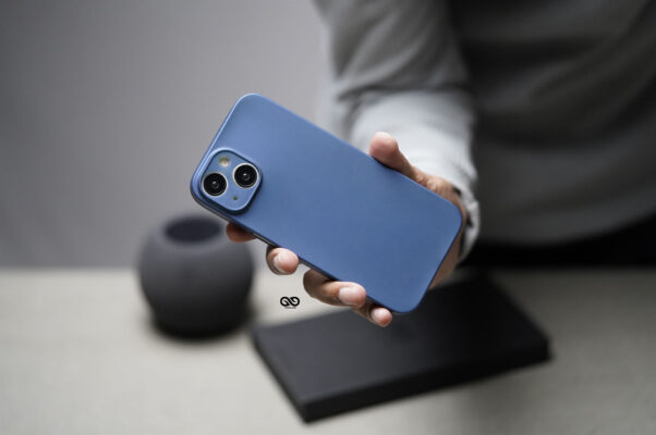 Azure Blue Ultra Thin Case for iPhone 13 Mini
