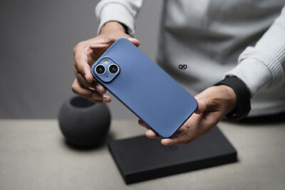 Azure Blue Ultra Thin Case for iPhone 13