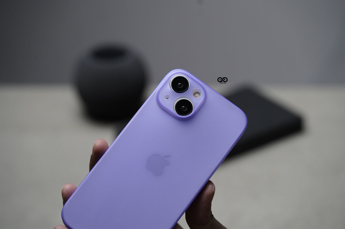 Purple Ultra Thin Slim Case for iPhone 14 5 Purple Ultra Thin Slim Case for iPhone 14 - Image 5