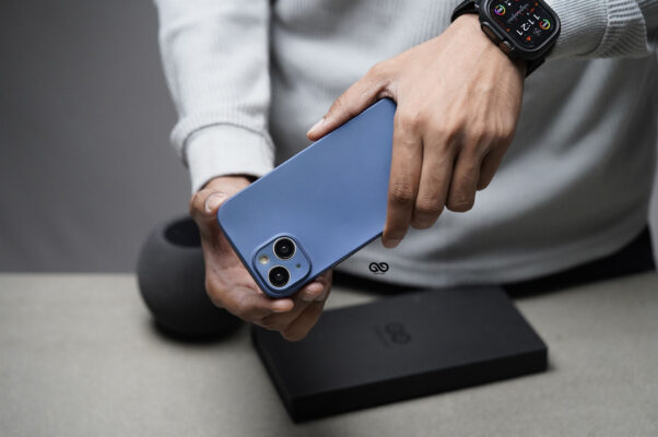 Azure Blue Ultra Thin Case for iPhone 14 Plus