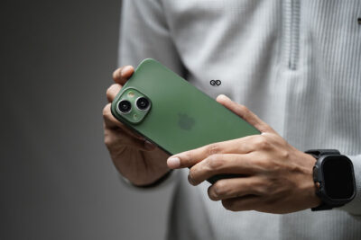 Green Ultra Thin Case for iPhone 13 Mini