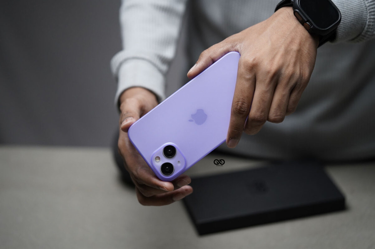 Purple Ultra Thin Slim Case for iPhone 14