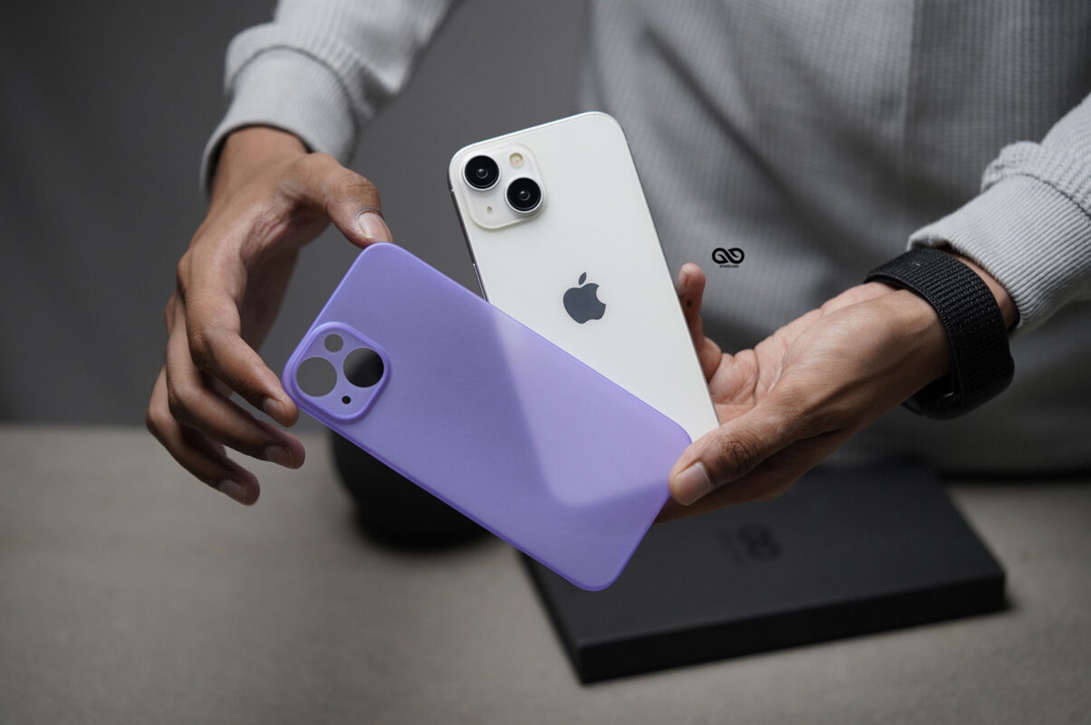 Purple Ultra Thin Slim Case for iPhone 14
