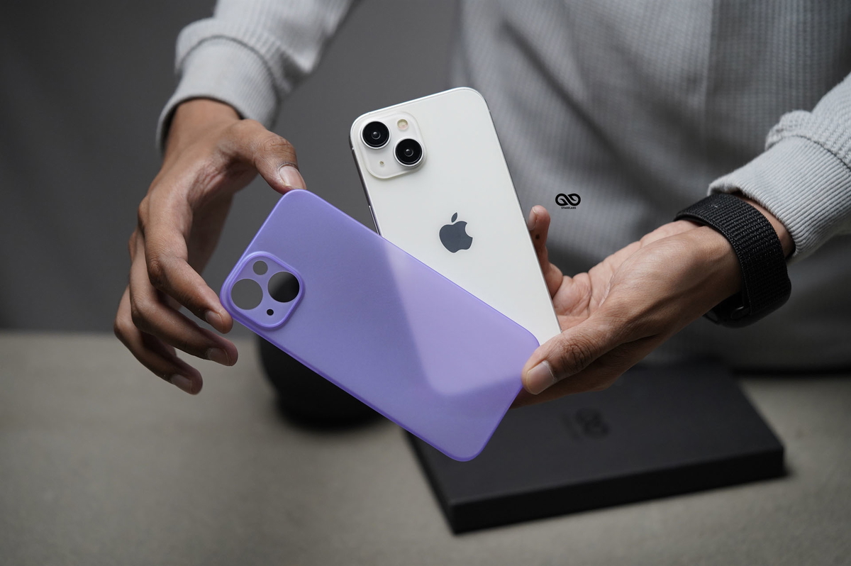 Purple Ultra Thin Slim Case for iPhone 14 2 Purple Ultra Thin Slim Case for iPhone 14 - Image 2