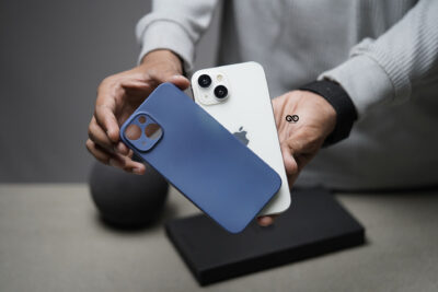 Azure Blue Ultra Thin Case for iPhone 14 Plus