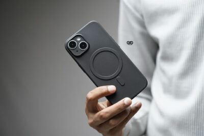 Dark Black Magsafe Ultra Thin Case For iPhone 15/15Pro