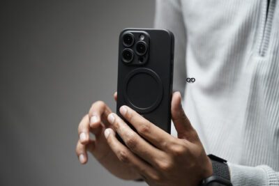 Dark Black Magsafe Ultra Thin Case For iPhone 15/15Pro