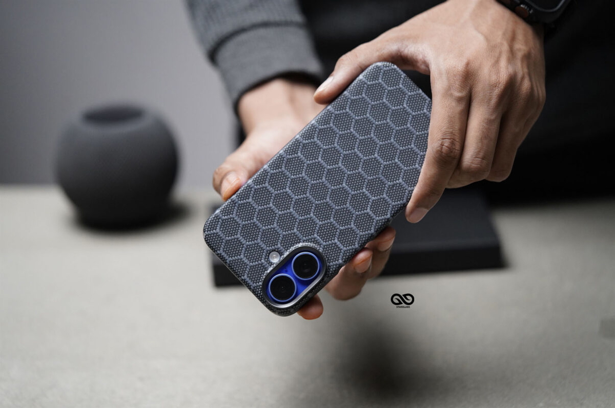 Magsafe Devil Comb Real Aramid Carbon Fiber Case For iPhone 16