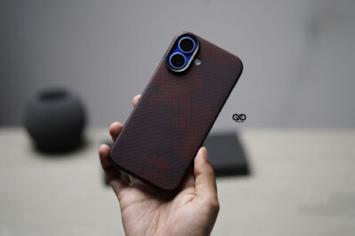 Magsafe Red Sea Real Aramid Carbon Fiber Case For iPhone 16