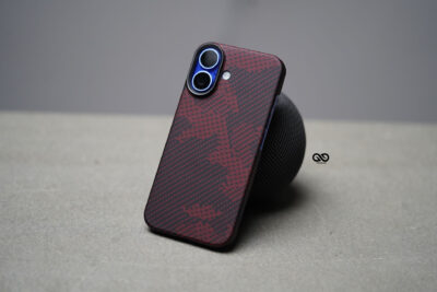 Magsafe Red Sea Real Aramid Carbon Fiber Case For iPhone 16
