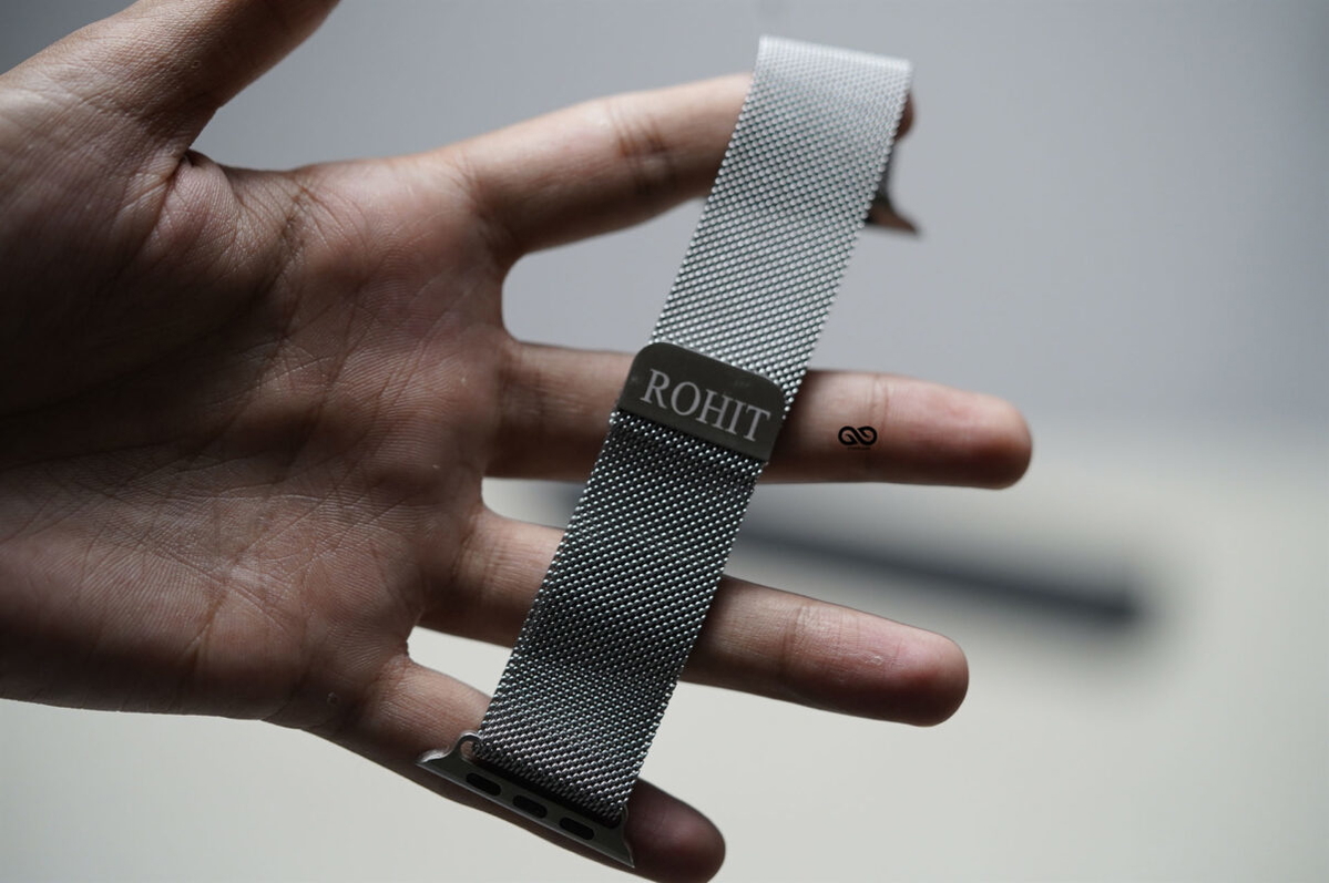 Personalized Milanese Magnetic Metal Loop For Apple Watch 49 (Series Ultra/Ultra 2/Ultra 3)