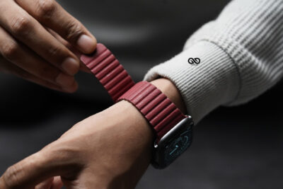 Wine Red Magnetic Leather Loop for Apple Watch 42MM 41MM 40MM Series 4 5 6 7 8 9 10 11 SE SE 2 Gen 8 Wine Red Magnetic Leather Loop for Apple Watch 42MM 41MM 40MM Series 4 5 6 7 8 9 10 11 SE SE 2 Gen