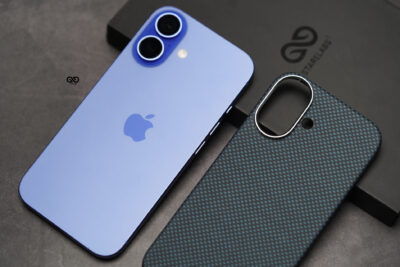 Magsafe Polar Blue Real Aramid Carbon Fiber Case For iPhone 16