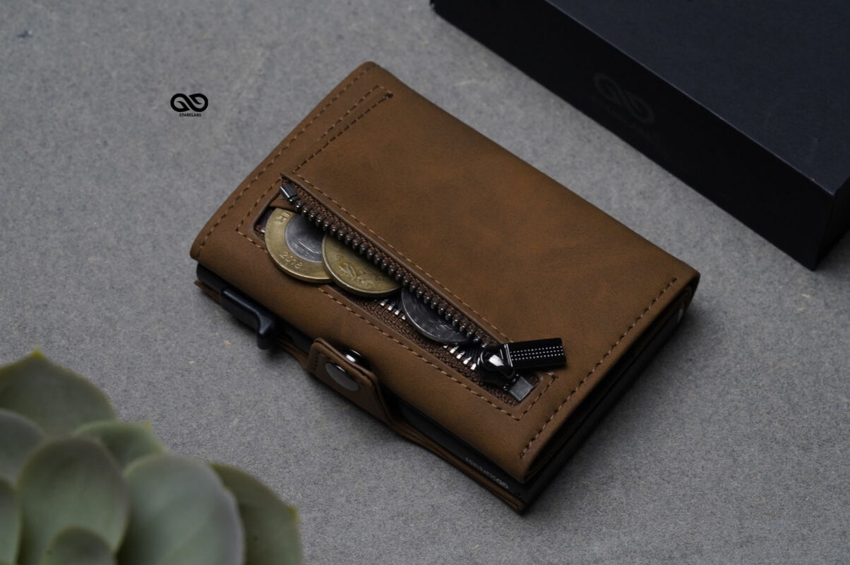 Personalized Urban PU Leather Tri-Fold Wallet