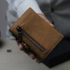 Personalized Urban PU Leather Tri-Fold Wallet