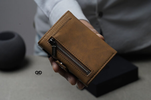 Personalized Urban PU Leather Tri-Fold Wallet