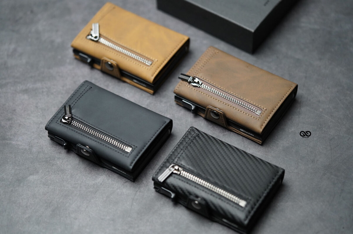 Personalized Urban PU Leather Tri-Fold Wallet