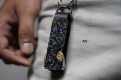 Compact Metallic Key Organizer