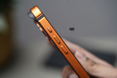 Cosmic Orange Fiber Bumper for iPhone 17 Pro Max (Bumper, not a Case)