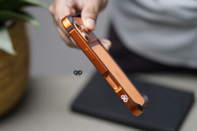 Cosmic Orange Fiber Bumper for iPhone 17 Pro Max (Bumper, not a Case)