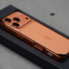 Cosmic Orange Fiber Bumper for iPhone 17 Pro Max (Bumper, not a Case)