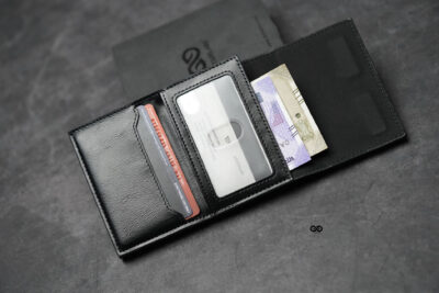 Essential Vegan Leather Card and Cash Holder