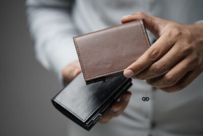 Essential Vegan Leather Card and Cash Holder