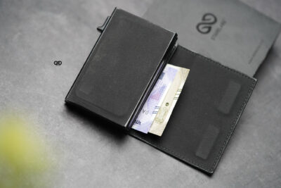 Essential Vegan Leather Card and Cash Holder