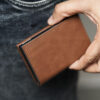 Essential Vegan Leather Card and Cash Holder