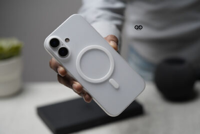 Frosted White Magsafe Ultra Thin Case For iPhone Air/17 (Without Camera Cutout)