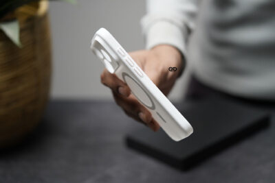 White Magsafe Ultra Thin Case For iPhone Air/17 Pro/17 Pro Max. (Camera Cutout)