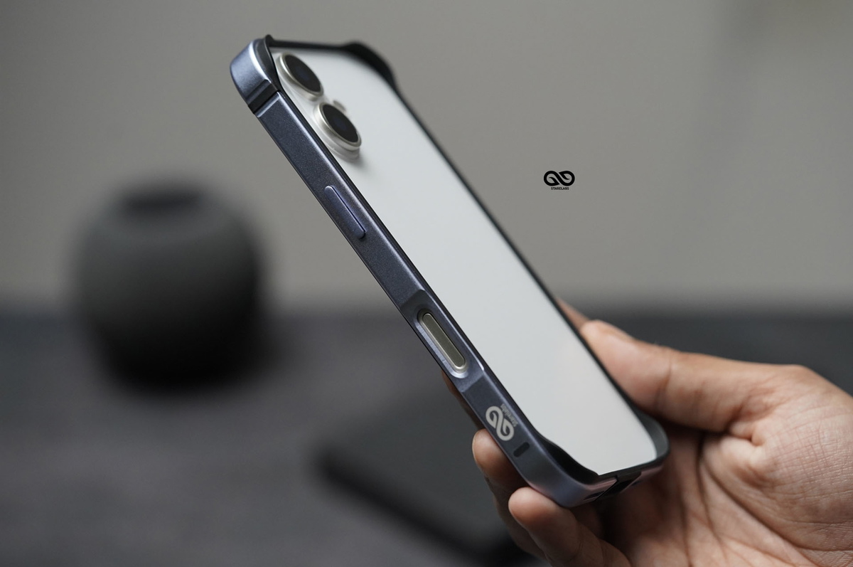 Mist Blue Fiber Bumper for iPhone 17 (Bumper, not a Case) 11 Mist Blue Fiber Bumper for iPhone 17 (Bumper, not a Case) - Image 11