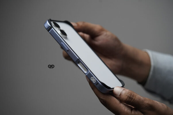 Mist Blue Fiber Bumper for iPhone 17 (Bumper, not a Case)