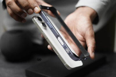 Mist Blue Fiber Bumper for iPhone 17 (Bumper, not a Case) 12 Mist Blue Fiber Bumper for iPhone 17 (Bumper, not a Case)