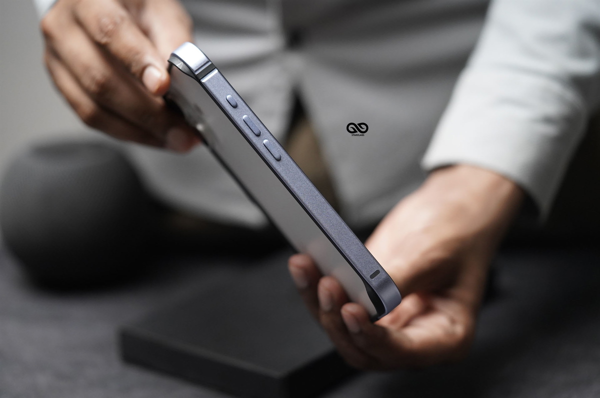 Mist Blue Fiber Bumper for iPhone 17 (Bumper, not a Case) 4 Mist Blue Fiber Bumper for iPhone 17 (Bumper, not a Case) - Image 4