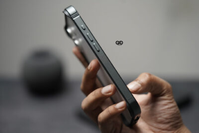 Space Grey Fiber Bumper for iPhone 17 (Bumper, not a Case)