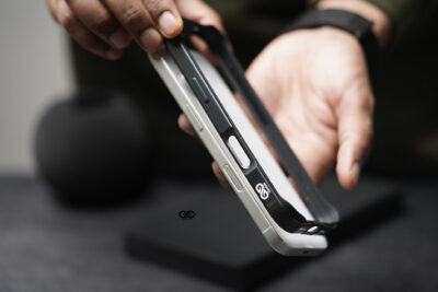 Space Grey Fiber Bumper for iPhone 17 (Bumper, not a Case)