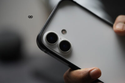 Space Grey Fiber Bumper for iPhone 17 (Bumper, not a Case)