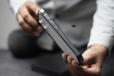 Space Grey Fiber Bumper for iPhone 17 (Bumper, not a Case)