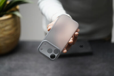 Space Grey Ultra Thin Case For iPhone Air/17 Pro/17 Pro Max (Camera Cutout)