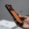 Black Fiber Bumper for iPhone 17 Pro Max (Bumper, not a Case)