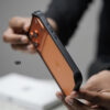 Black Fiber Bumper for iPhone 17 Pro (Bumper, not a Case)